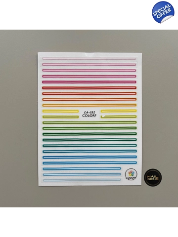 Neon Stripe Stickers