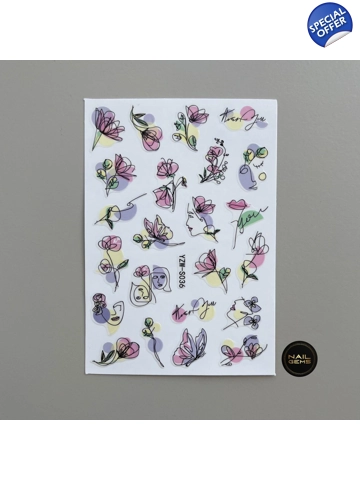 Pastel Abstract Stickers