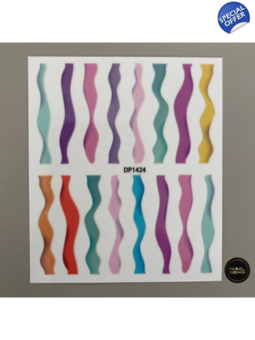 Pastel Swirl Stickers