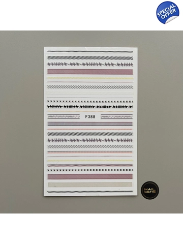 Plaid Lines Stickers