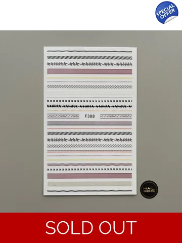 Plaid Lines Stickers