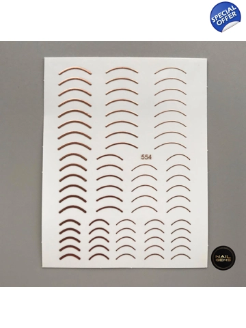 Rose Gold Cuff Stickers