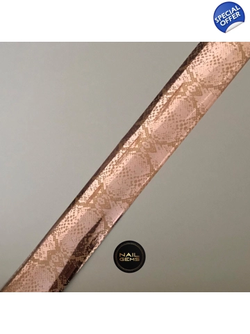 Rose Gold Snake Foil