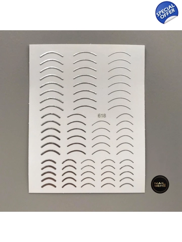 Silver Cuff Stickers