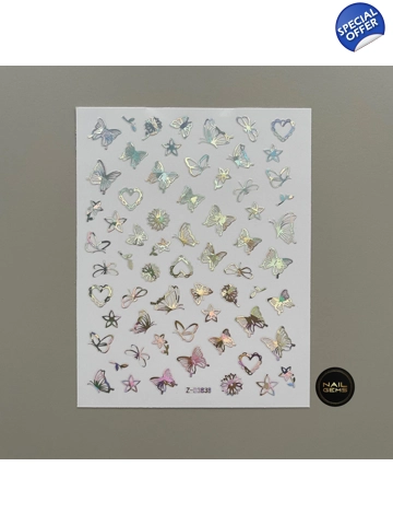 Silver Laser Butterfly ..