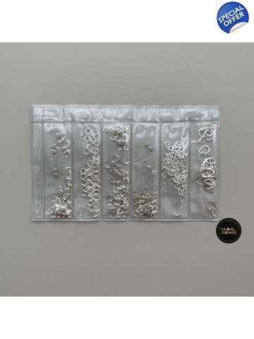 1 Pack Silver Mixed Sha..