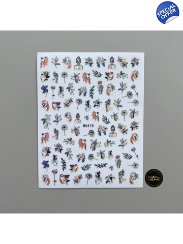 Spring Abstract Stickers