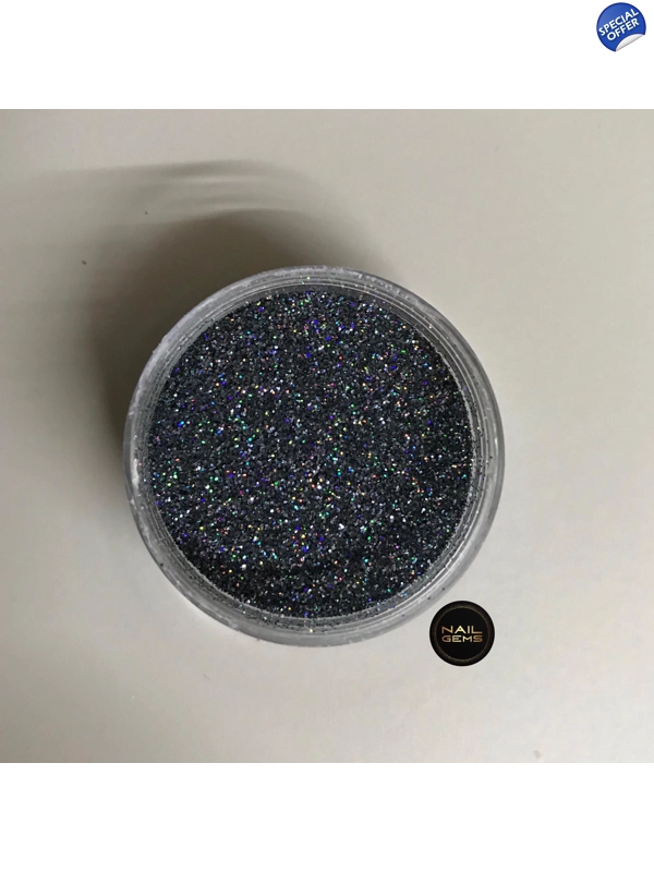 Steel Grey Holographic Glitter