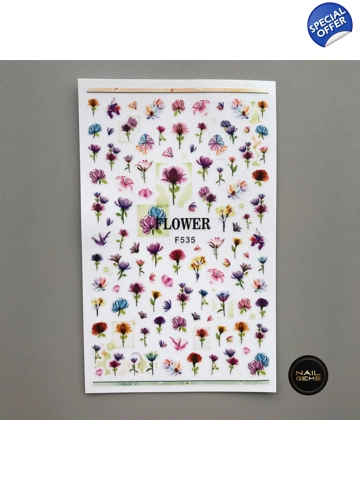 Summer Flowers Stickers
