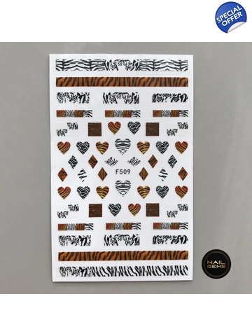 Tiger Print Stickers