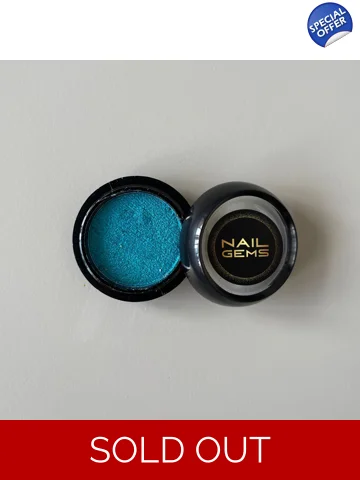 Turquoise Holographic Chrome