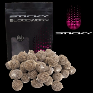50 Sticky Baits Pre-Tied Bloodworm 2.3mm Micro PVA Balls