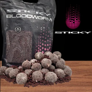 50 Sticky Baits Bloodworm Pre-tied PVA Balls