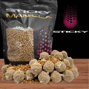 50 Sticky Baits Manilla Pre-tied PVA Balls