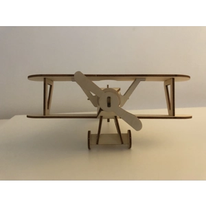 Wooden 3D model - Airplane