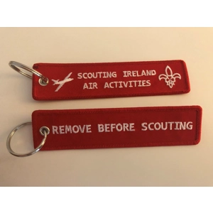 Remove before scouting keyring