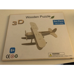 Wooden 3D model - Seaplane