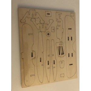 Wooden 3D model - Seaplane