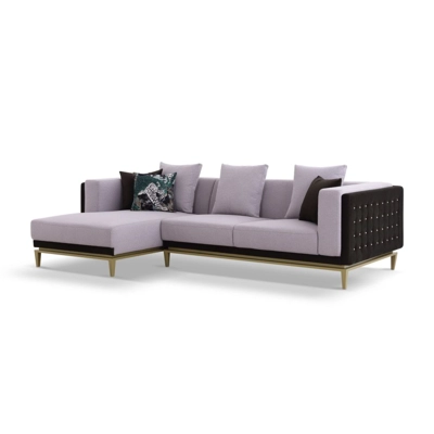 Wooden velvet sofaset