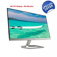 HP 27f Display Ultraslim Full-HD IPS 27 inch Mon..