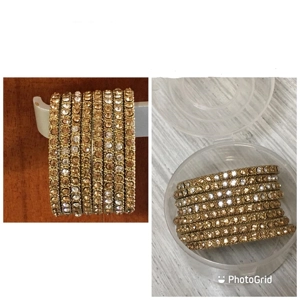 Golden bangles-size 2/3