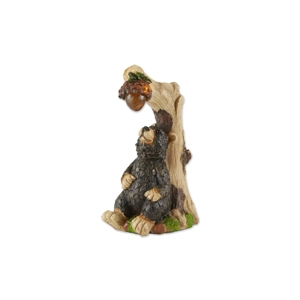 BLACK BEAR SOLAR STATUE