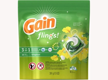 Gain Flings Laundry Pods
