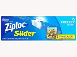 Ziploc Slider Quart