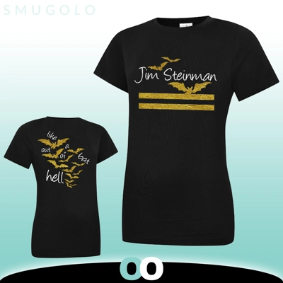 Jim Steinman | Little Bats Gold | Ladies Crew Neck T-shirt