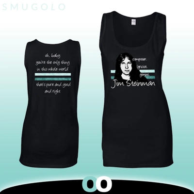 Jim Steinman | Pure and Good and Right | Black | Ladies Soft Syle Vest Jim Steinman | Pure and Good and Right | Black | Ladies Soft Syle Vest