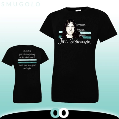 Jim Steinman | Pure and Good and Right | Ladies Crew Neck T-shirt Jim Steinman | Pure and Good and Right | Ladies Crew Neck T-shirt