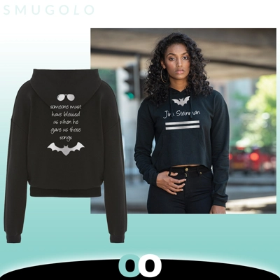 JIm Steinman | Someone Must Have Blessed Us | Ladies Cropped Hoodie