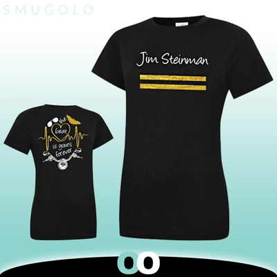 Jim Steinman | The Beat Is Yours Forever | Ladies Crew Neck T-shirt
