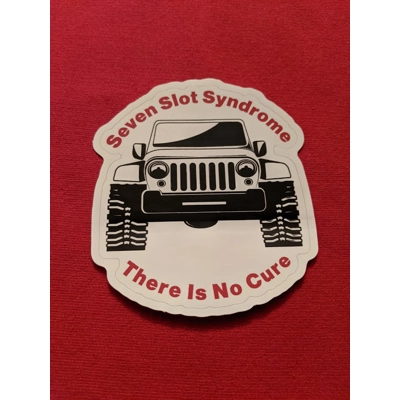 Jeep Wrangler Sticker, 4 inch weatherproof.