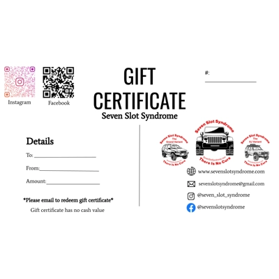 $50 Gift Certificate
