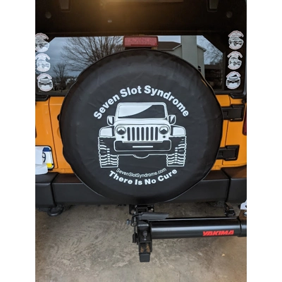 Custom Spare Tire Cover. Fits 28 inch to 35 inch Tires Only.