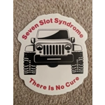 Jeep Wrangler Sticker, 4 inch weatherproof.