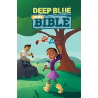 Ceb Deep Blue Kids Bible Wilderness Trail Hardcover