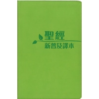 CAT8904 Holy Bible CNLT (Leather cover) Traditional Chinese 新普及譯本青色仿皮面銀邊