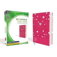 Nirv, Bible for Kids, Large Print, Leathersoft, Pink, Comfort Print: Thinline Edition