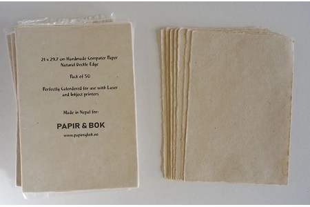 A4 Natural Deckle Edge A4 Natural Deckle Edge