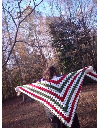 Farmhouse Christmas Shawl