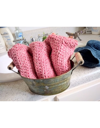 Red Farmhouse Washcloths