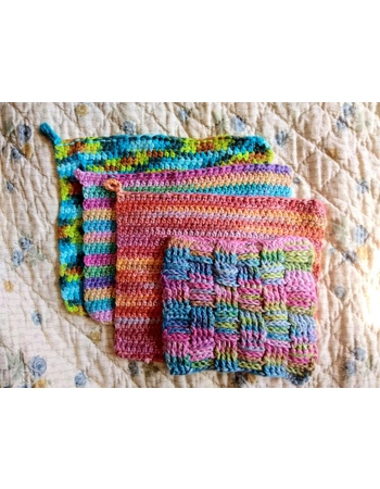 Rainbow Of Washcloths