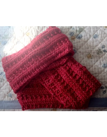 Red Sparkle Earwarmer