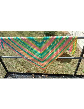 Retro Stripe Shawl