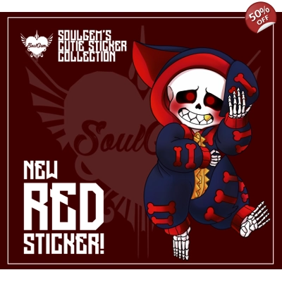 Red Coyote sticker