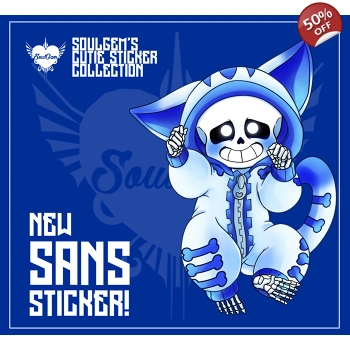 Sans kitty sticker