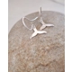 Whale Tail drop earrings