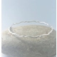 Silver Wavey Bangle